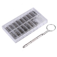 Wholesale price Repair Kit Tool 1000Pcs Micro Glasses Sunglass Spectacles Screws Nut Multifunctional Screwdriver