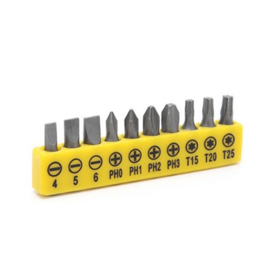 High quality strong magnetic S2  insert screwdriver bits set for install